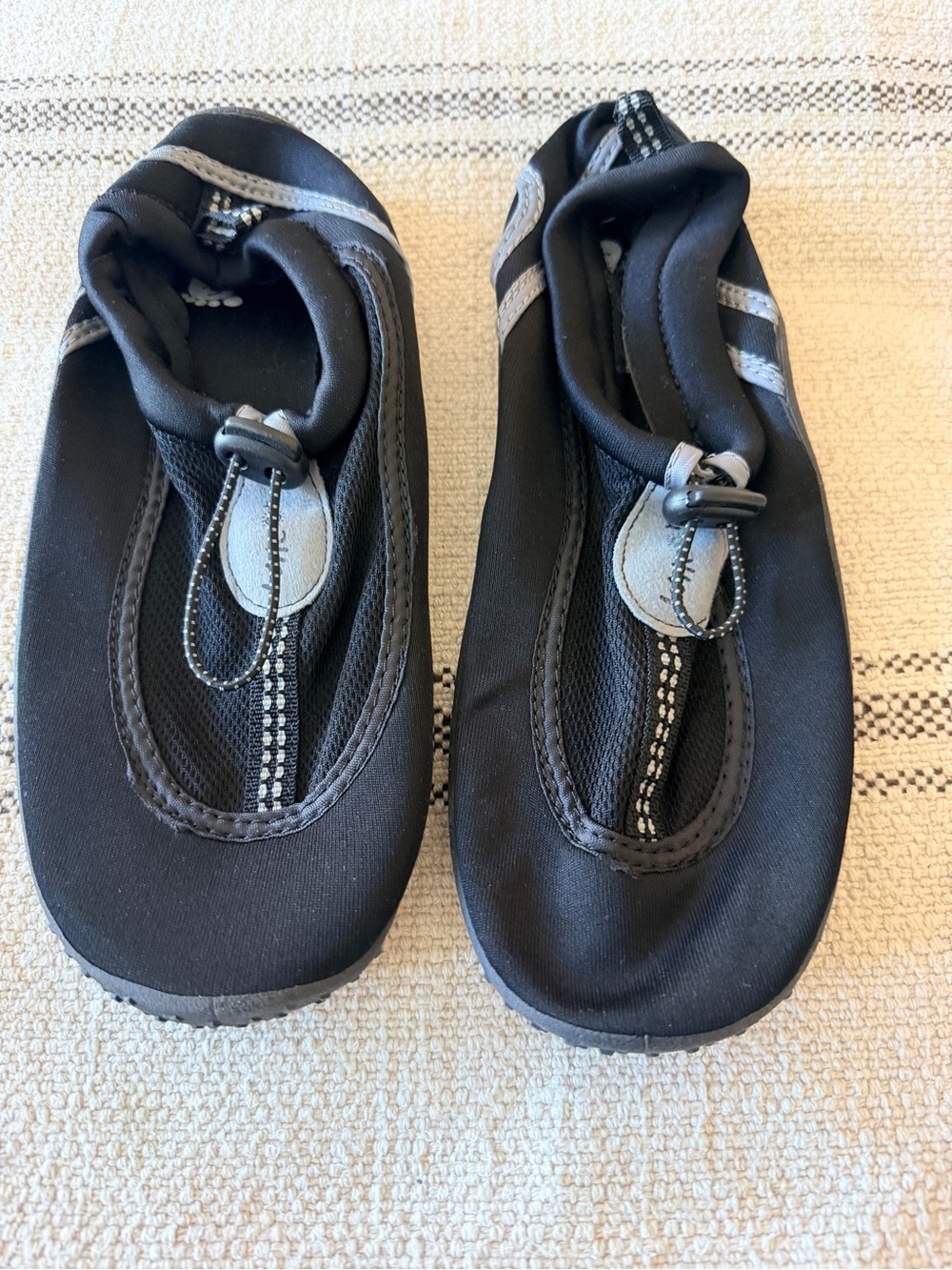 Wilcor Black Women’s Water Shoes - Slip-On Aqua Socks